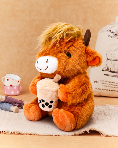 Boba🧋Highland Cow Plushie